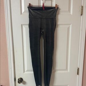 SPANX Charcoal High-Waisted Leggings